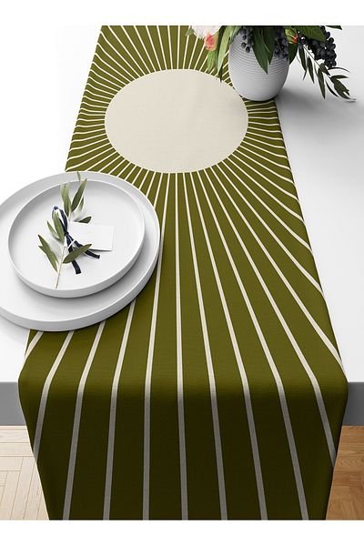 Bertille Home Ramadan Series 140x40 Cm Digital Printed Runner (Ramadan)