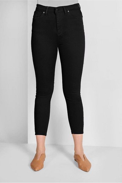 TRENDTESETTÜR Μαύρο Skinny Γυναικείο Τζιν Παντελόνι 2103