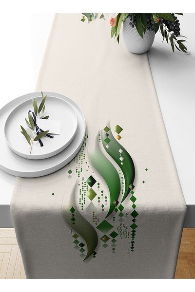 Bertille Home Ramadan Series 140x40 Cm Digital Printed Runner (Ramadan)