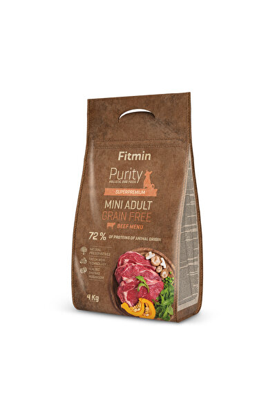 Fitmin Purity Beef Yetişkin Mini Köpek Maması 4 Kg