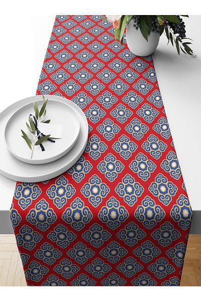 Bertille Home Ramadan Series 140x40 Cm Digital Printed Runner (Ramadan)