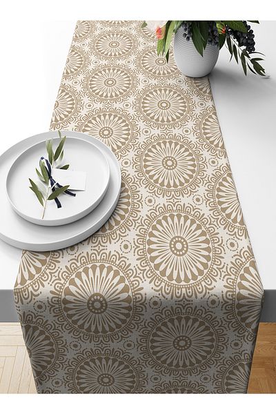 Bertille Home Ramadan Series 140x40 Cm Digital Printed Runner (Ramadan)