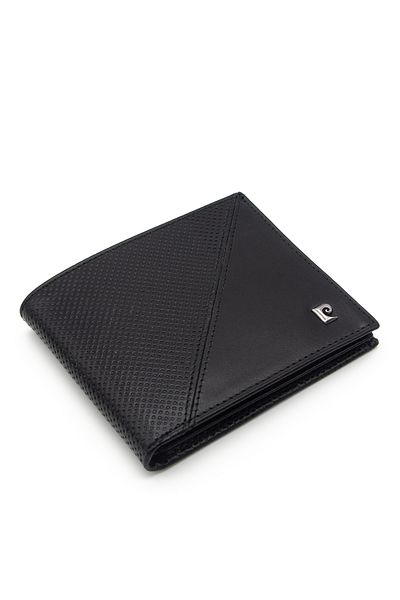Pierre Cardin Men's Black Leather Wallet 2044Ic2G