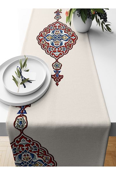 Bertille Home Ramadan Series 140x40 Cm Digital Printed Runner (Ramadan)