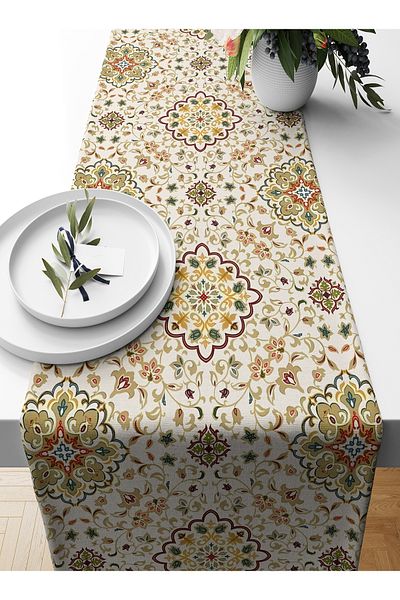 Bertille Home Ramadan Series 140x40 Cm Digital Printed Runner (Ramadan)