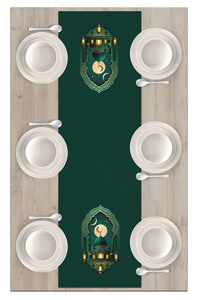 Bertille Home Ramadan Series 140x40 Cm Digital Printed Runner (Ramadan)