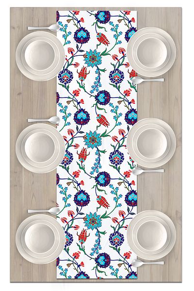 Bertille Home Seria Ramadan 140x40 cm Runner imprimat digital (din Rama)