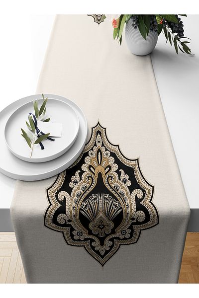Bertille Home Ramadan Series 140x40 Cm Digital Printed Runner (Ramadan)