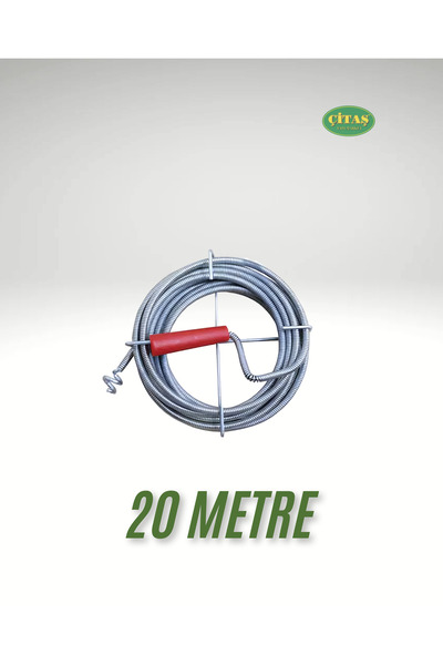 ÇİTAŞ LAVABO-WC GİDER AÇICI APARAT 20 METRE (9MM)