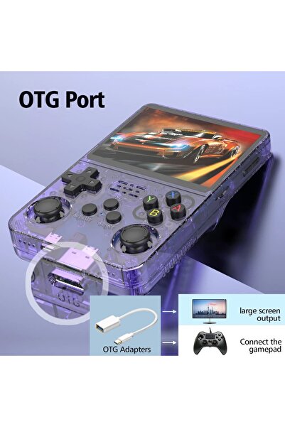 ATARI Sepete Gelsin R36S Sub 3,5 İnç HD Retro Mini Taşınabilir IPS Ekran 15000 Oyun Konsolu Televizyon