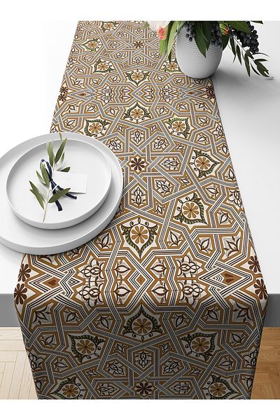 Bertille Home Σειρά Ramadan 140x40 cm Digital Printed Runner (από τη Ραμαζάνι)