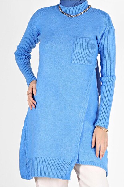 Alvina POCKET DETAIL SLIT TRICOT TUNIC 42058