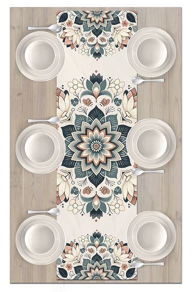 Bertille Home Ramadan Series 140x40 Cm Digital Printed Runner (Ramadan)
