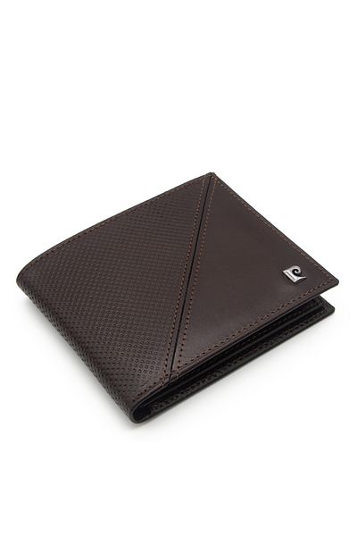 Pierre Cardin Men's Brown Leather Wallet 2044Ik3S