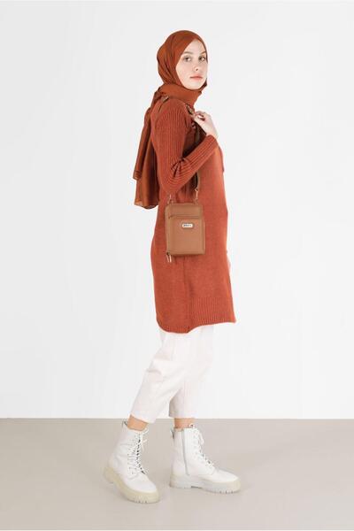 Alvina POCKET DETAIL SLIT TRICOT TUNIC 42058