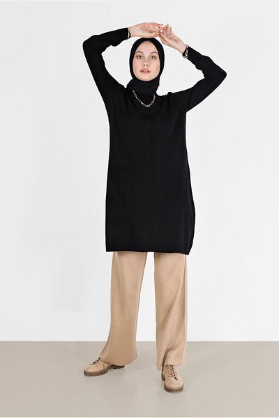 Alvina POCKET DETAILED KNITWEAR TUNIC 42008