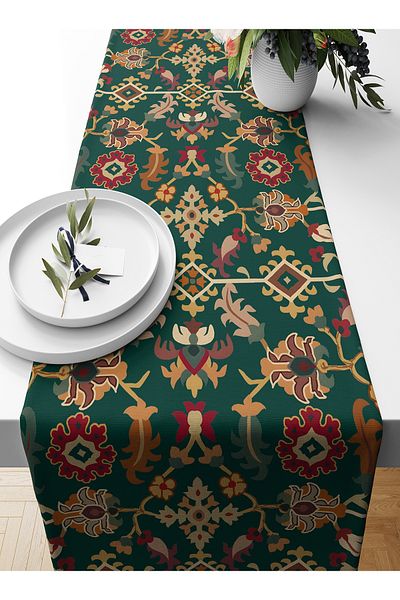 Bertille Home Ramadan Series 140x40 Cm Digital Printed Runner (Ramadan)