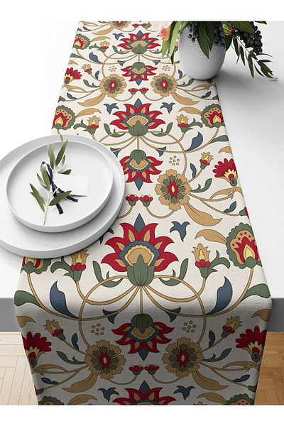 Bertille Home Ramadan Series 140x40 Cm Digital Printed Runner (Ramadan)