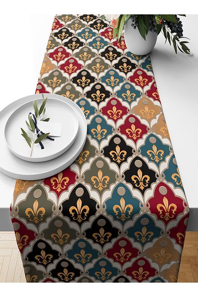 Bertille Home Ramadan Series 140x40 Cm Digital Printed Runner (Ramadan)