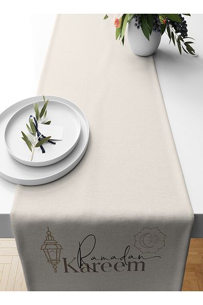 Bertille Home Ramadan Series 140x40 Cm Digital Printed Runner (Ramadan)