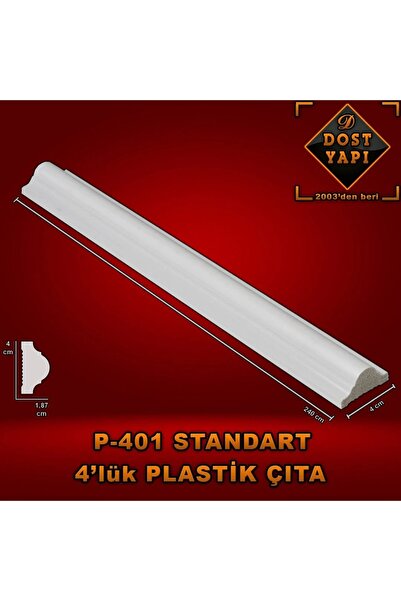 Dost 4 CM BOYANABİLİR POLİMER ÇITA 10 AD:24MT ÖZEL FİYAT