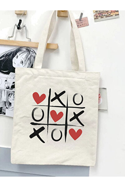 Cemira XOXO Poljubac, Yk2 Tkanina Torba, Pinterest Torba, Retro Unisex Tkanin...