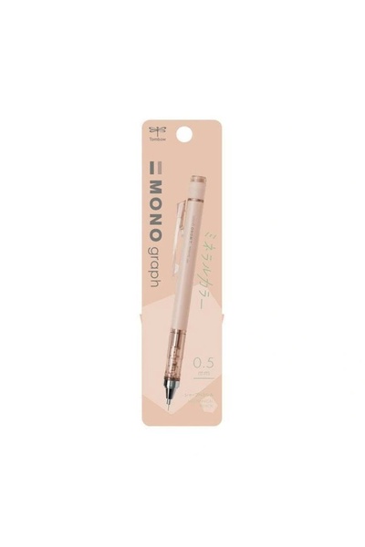 Tombow MONO GRAPH MEKANİK KURŞUN KALEM 0.5MM MİNERAL COLOR KAYISI PEMBESİ DPA...