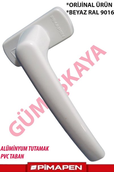 pimapen 3 Pieces-original® Window Handle with Brand Logo (WHITE) 153gram/pcs