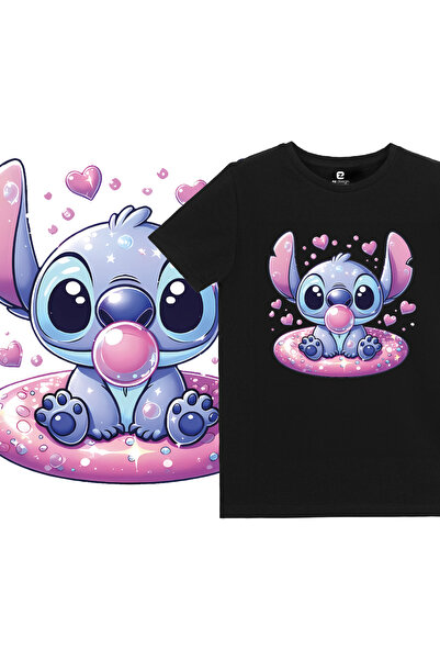 EZ Design Παιδικό μπλουζάκι με στάμπα Stitch Design