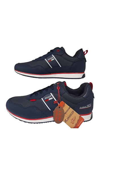 Jagulep Чоловічі сині нековзні ортопедичні повсякденні кросівки