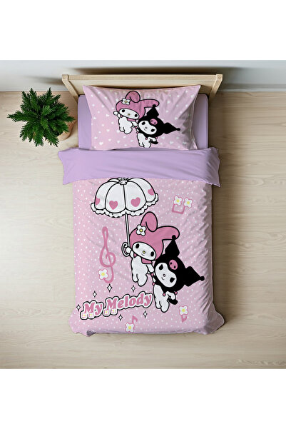 hediyechy My Melody 3D Digital με τύπωμα Σετ Παπλωματοθήκης για Μονό Κρεβάτι ...