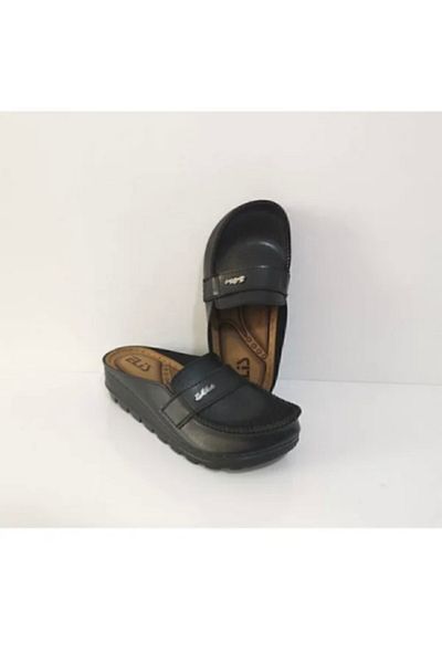 phelon outdoors Elis Black Closed Front Anatomical Sole Slippers