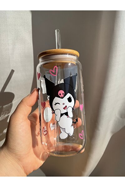 Minnaco Pipetli Bardak Su Geçirmez Kuromi Baskılı Hediyelik Kahve Bardağı Su ...