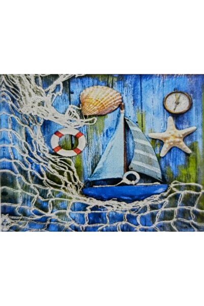 MENTAŞ Elmas Boyama Boncuklu Goblen Mozaik Puzzle Kristal Taşlı Pano 40x30 Ki...