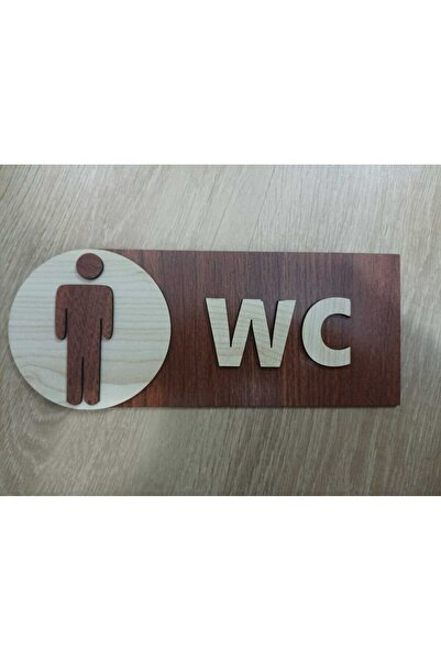 Şirin Lazer Men's Wc Toilet Directional Sign
