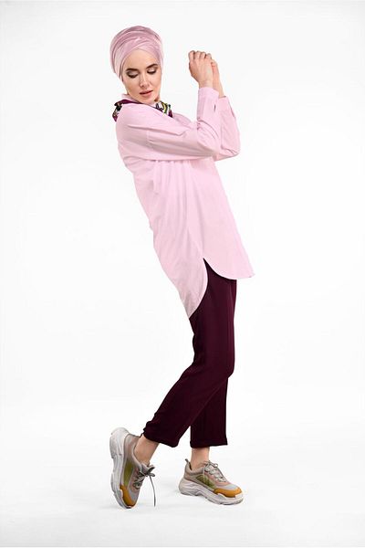 TRENDTESETTÜR Women's Powder Pocket Detailed Tunic 2434