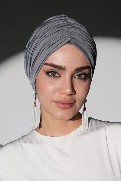Ambargo Silk Sandy Fabric - Hijab Bonnet, Cotton Combed Cotton Lining and Lycra Fully Padded