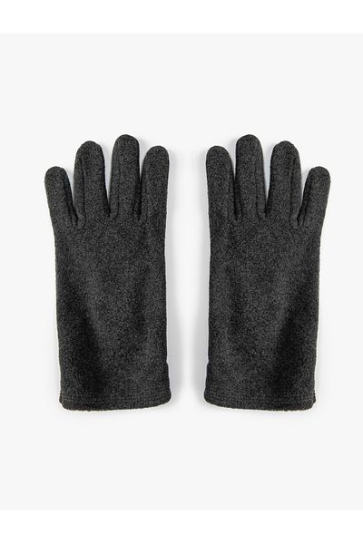 Koton Basic Gloves Cotton with Rubber Detail