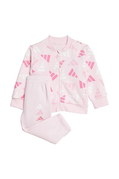 adidas Seasonal Essentials Logo Celebration Baby Pink Tracksuit Set (Jc7709)