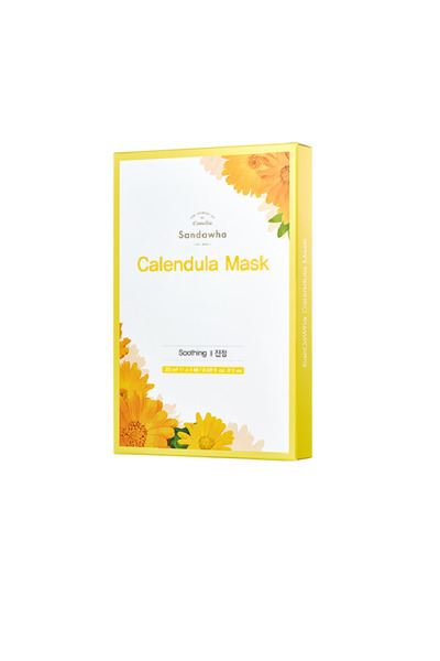 SANDAWHA Calendula Mask Soothing 20 ml * 5 Ad Calendula Özü Yatıştırıcı Yüz M...