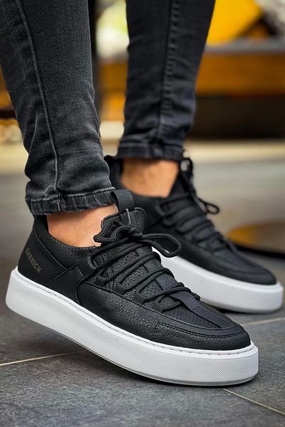 Chekich Saturn Ch159 Cbt Men's Black Shoes - Kömen