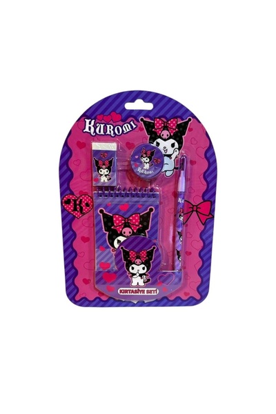 kuromi TMN 590207 KUROMI SET DE PAPETERIE 4 PIESE