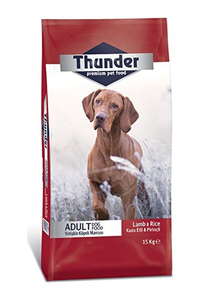 Thunder Kuzu Etli Pirinçli Yetişkin Köpek Maması 15 kg