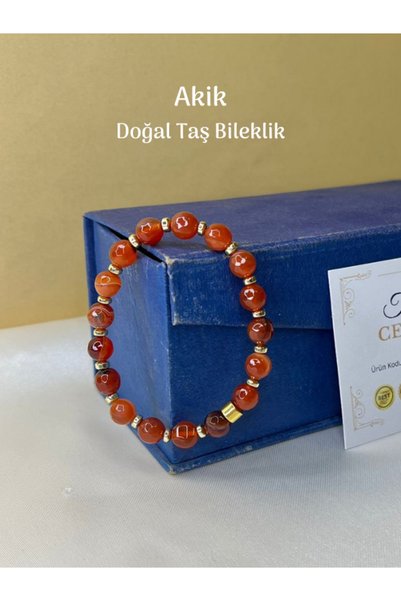 Tuana Trend High Quality Agate Natural Stone Bracelet Self-Confidence Mental ...