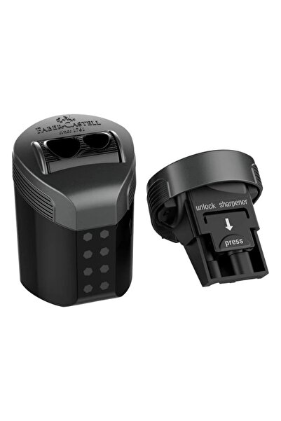 Faber Castell Roll On Hazneli Çift Gözlü Kalemtraş Klasik Renkler /