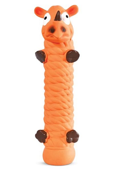 Muwa Squeak Rhino Latex Toy