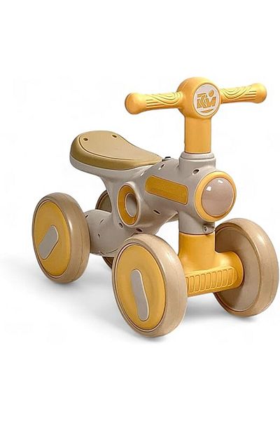 ALBADER Push Bike - Toddler Balance Bike, Balance Bike With 4 Wheels, Push No Pedals Balance Bikes