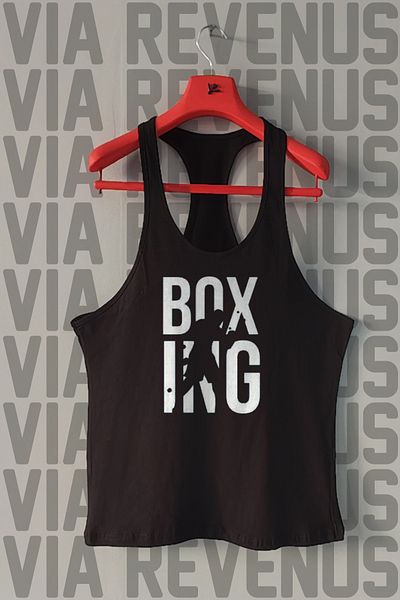 Vordevia Boxing Printed Tank Top Sports Tank Top