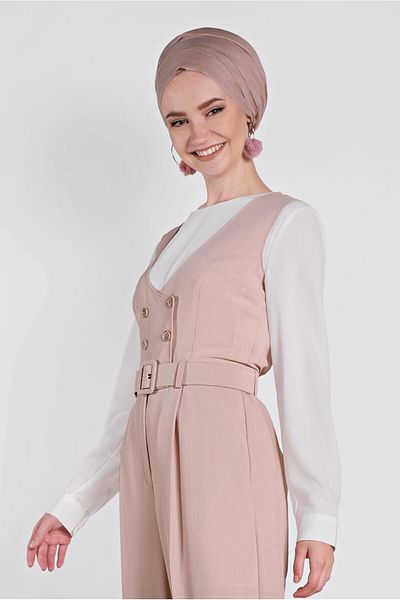 TRENDTESETTÜR Γυναικεία Πούδρα T 4479 Lyon Jumpsuit