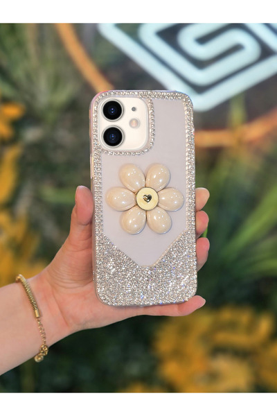 OSG iPhone 11 Uyumlu 3 Boyutlu Karakterli Taşlı Premium Lüüx Koruyucu Telefon...